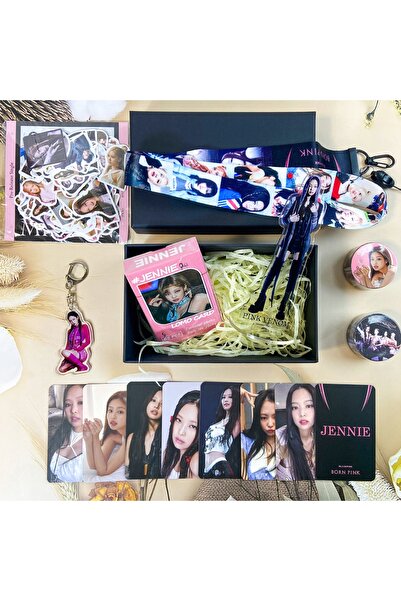 NO BRAND Set cadou Blackpink: Breloc album + Stickere