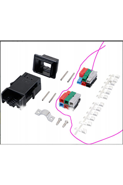 NO BRAND Conector de alimentare cu 6 pini, 30A 600V, tip modul, pentru UPS-ur...