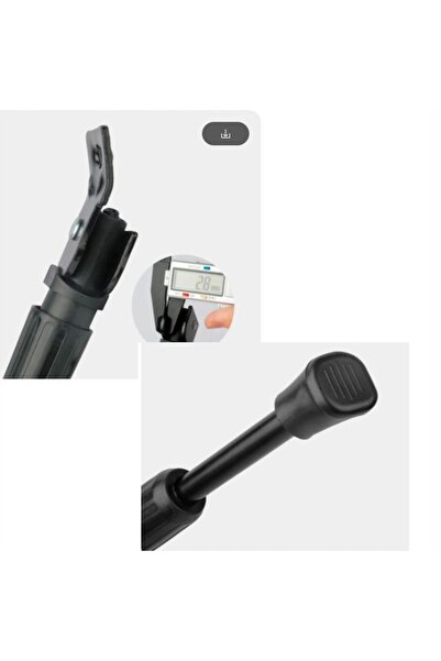 NO BRAND Suport lateral negru pentru picior pentru bicicletă de copii de 14 inch