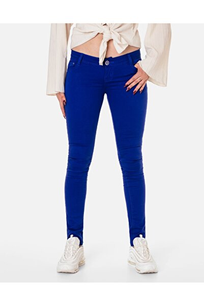 NO BRAND Pantaloni eleganți subțiri de damă, skinny, din bumbac elastic, de v...