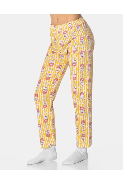 NO BRAND Pijamale de damă, set din bumbac, bluză cu mânecă lungă + pantaloni ...
