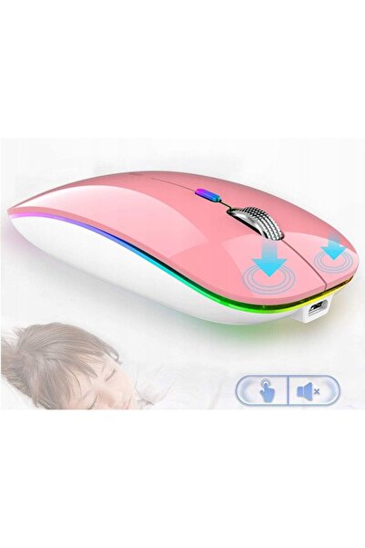 NO BRAND Uiosmuph g18 mouse wireless bluetooth LED 4800dpi