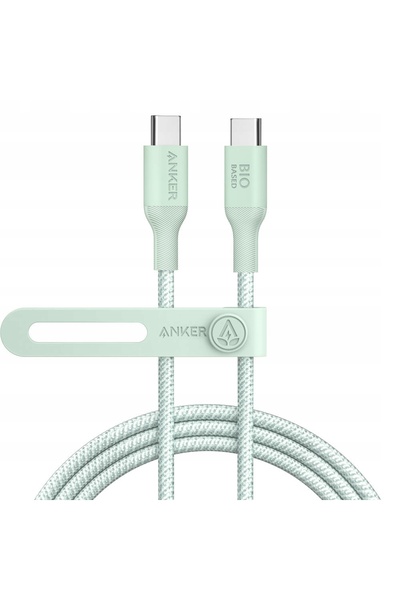 Anker Stuy Cablu USB Anker 544 Bio-Nylon USB-C la USB-C 1.8m Verde