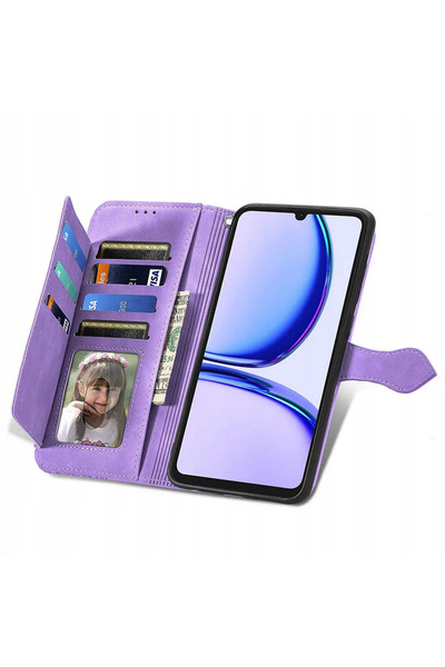 NO BRAND Husă din piele cu magnet pentru Realme Note 50