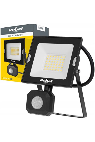 NO BRAND Proiector LED de 30W cu senzor de mișcare și crepuscular, 4000K, 230V