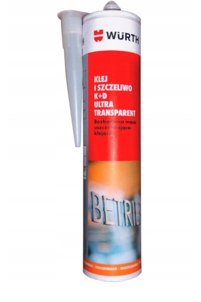 NO BRAND Adeziv și Etanșant K + D Ultra Transparent 290ml Wurth