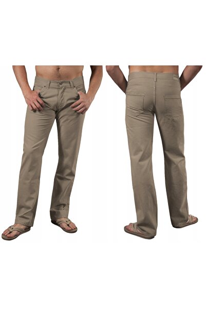 NO BRAND Pantaloni largi și subțiri pentru bărbați, 100% bumbac, de vară, Hun...