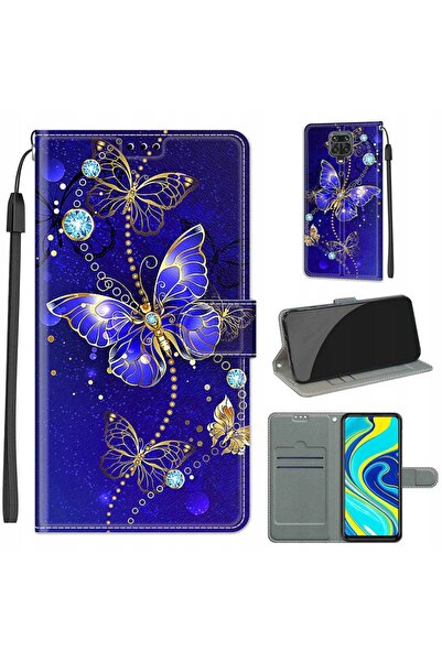 NO BRAND Husă din piele pentru Xiaomi Redmi Note 9 Pro