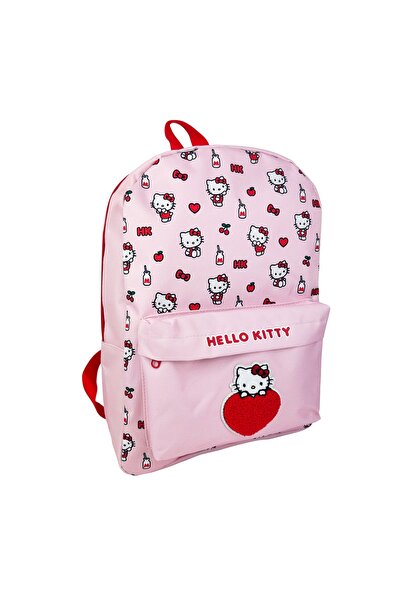 NO BRAND Rucsac Hello Kitty cu buzunar, 37cm, pentru excursii, Kitty de pluș