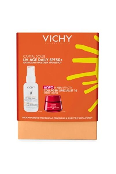 Vichy Προσφορά: Capital Soleil UV-Age Daily SPF50+, 40ml & Liftactiv Collagen...