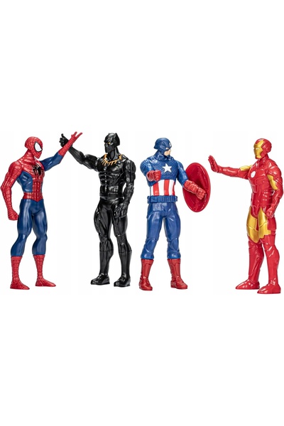 NO BRAND Set de protecție supremă Marvel Avengers cu 8 figurine de supereroi