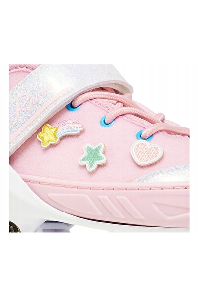 NO BRAND Patine cu rotile Patine de hochei 4 în 1 Raven Lilly 28-32 Roți LED ...