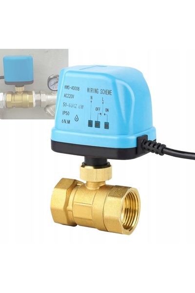 NO BRAND Electrovalvă cu bilă 3/4 țoli 230V DN20 Actuator de apă 230V