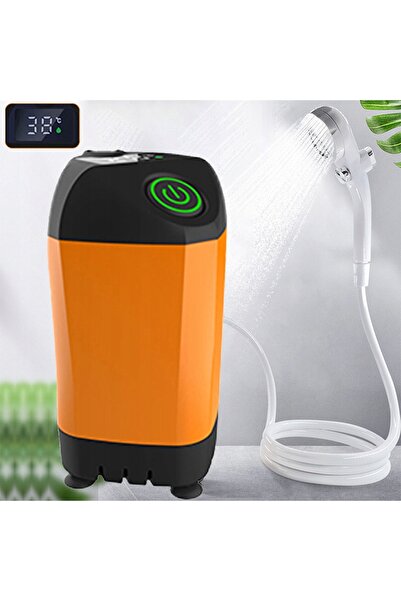 NO BRAND Duș turistic fără fir pentru camping, 4800mAh, cu pompă și indicator...