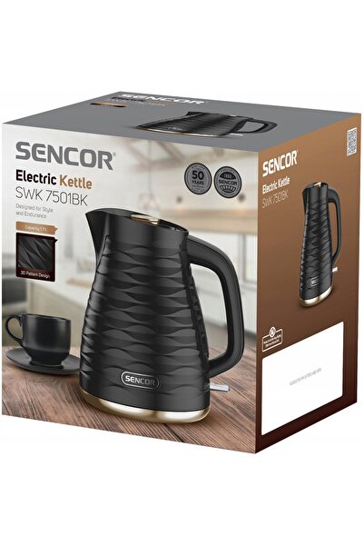 Sencor Fierbător electric 7501 2200W 1,7L, cioc cu filtru anti-stropire