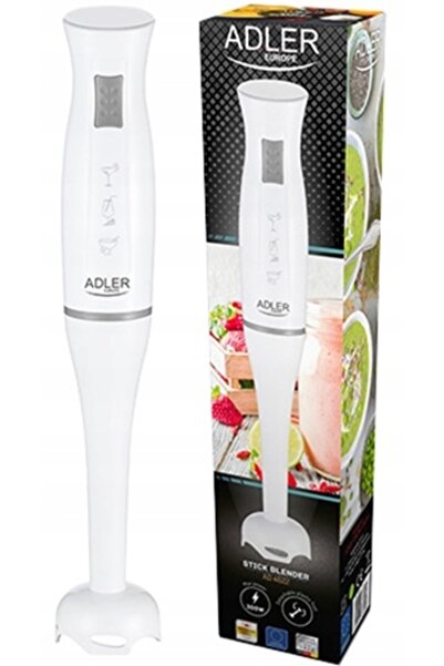 adler Blender de mână 300W din oțel inoxidabil cu mâner ergonomic AD 4622 ALB