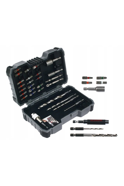 NO BRAND Set Pro-Mix 35 piese Burghie și vârfuri HSS Bosch