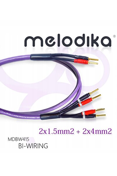 NO BRAND Melodika Mdbw41535 Purple Rain Cablu de difuzor bi-wire OFC 4N 3.5m ...