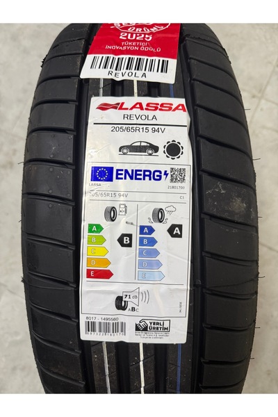 Lassa / 205/65R15 (REVOLA) 2026 YAZLIK (1 ADET FİYATIDIR. EN AZ 2 ADET VERİLM...
