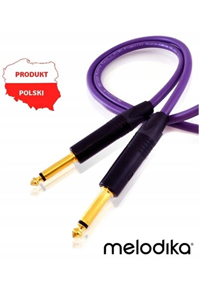 NO BRAND Cablu de chitară instrumentală Jack - Jack 6.3 mm Mono Melodika Mdj1...