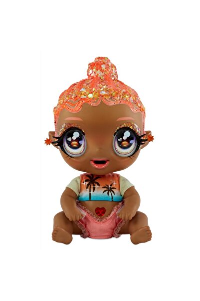 NO BRAND Glitter Babyz Solana Sunburst Lalka Vopsea de păr cu schimbare de cu...
