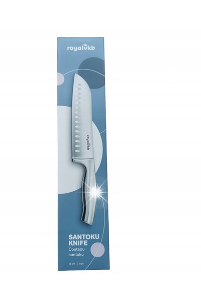 NO BRAND Set cuțite de bucătărie Santoku Royal Vkb + Carte Lidl Peștele sunt ...