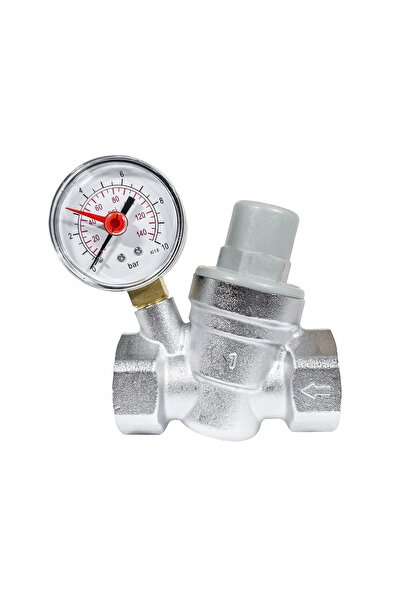 DAMIX REDUCTOR DE PRESIUNE APĂ CU MANOMETRU 1'' DN25 REGULATOR 1.5-6.5 BAR