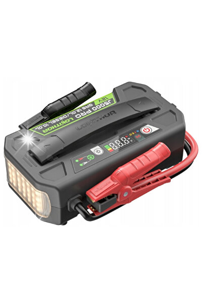 Lokithor J5000 Pro Demaror auto 5000A 12V Baterie externă Lifepo4 100W Ip65 Led