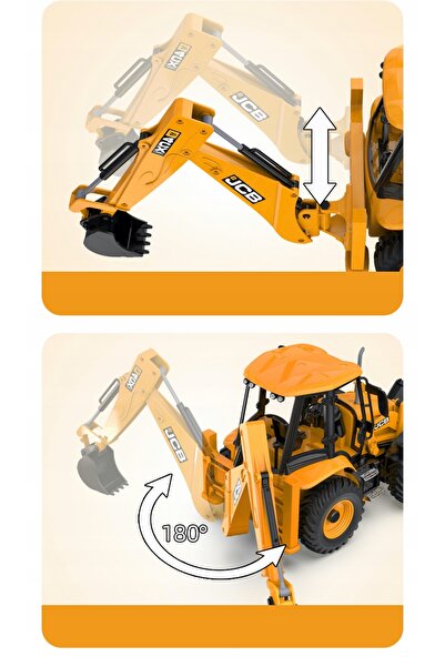 NO BRAND Excavator cu telecomandă Mr. and Mrs. Gadget 1:20 Multicolor 30 m