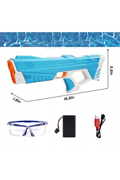 NO BRAND Pistol cu apă electric pentru copii, încărcare USB, rază de acțiune