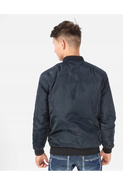 NO BRAND Geacă bomber bărbătească căptușită Ak95 XXL Bleumarin