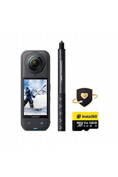 NO BRAND Cameră sport sferică 360 8K rezistentă la apă Insta360 X5 Pachet sno...