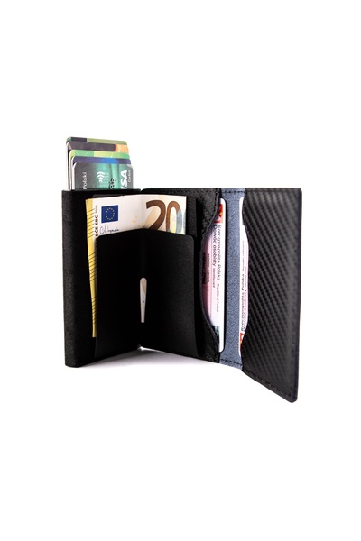 NO BRAND Portofel din piele cu suport pentru Airtag GPS, blocare RFID, cadou,...