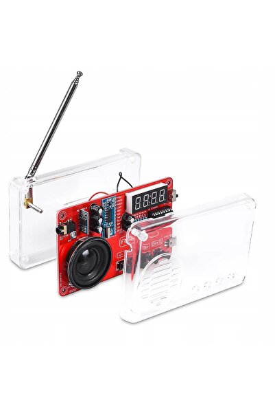 NO BRAND Kit electronic radio FM cu afișaj digital pentru învățarea lipirii