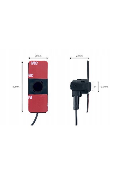 NO BRAND Tft02 4.3 " Kit de senzori de parcare cu cameră, 4 senzori, interior...