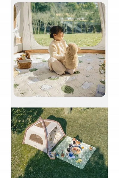 NO BRAND Leisurely M CNK2350WS010 Pătură de picnic 200x170cm