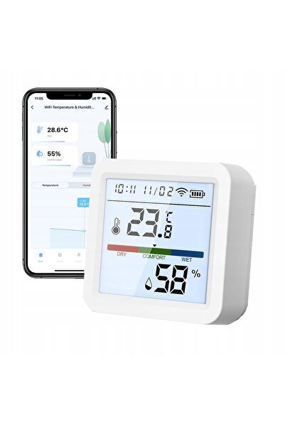 NO BRAND Termometru Higrometru Senzor Aplicație Smart Home Viață Confortabilă...