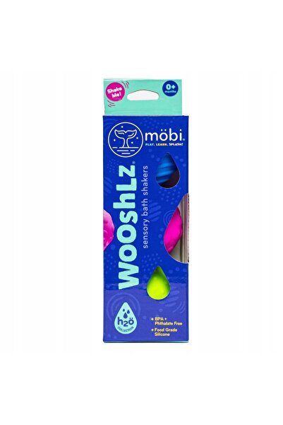 NO BRAND Bile de baie senzoriale din silicon, 3 bucăți, Mobi - Wooshlz
