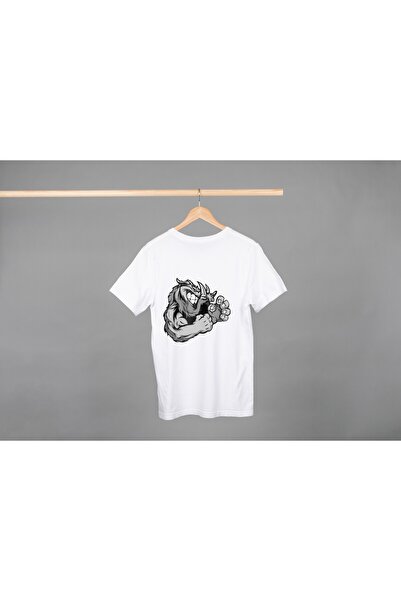 Noname Tricou Unisex Bumbac Premium Casual " Porc nervos " Inscriptie