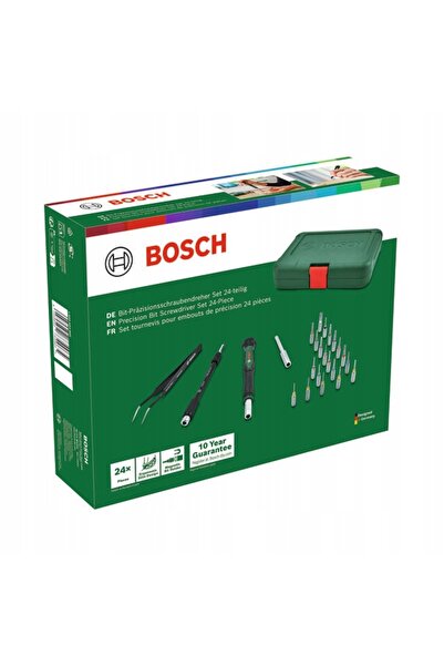 NO BRAND Set de biți de precizie 24 piese + Conectori (Lamă și Canelură) + Șu...