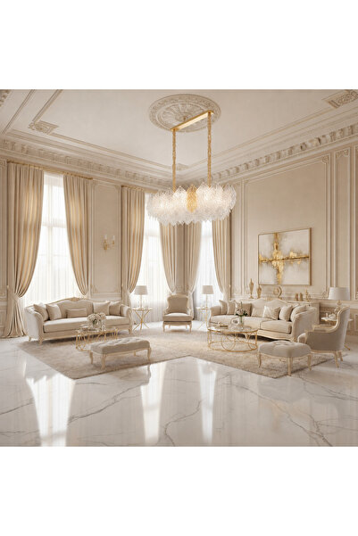 iTin Candelabru Cristal LACE Royale 11x E14, Dimensiune 83x33 cm, Înălțime 31...