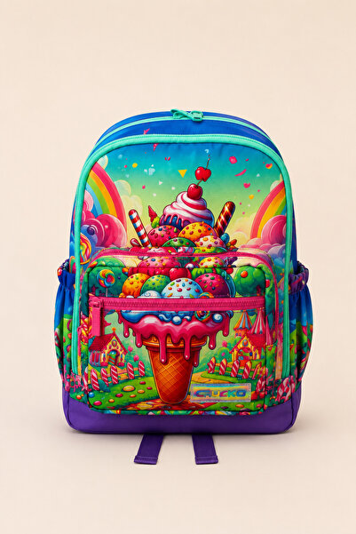 ELATAE Girls' Primary School School Bag Backpack Multi-Compartment Ergonomic ...