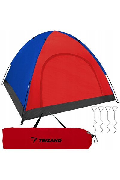 Trizand Cort de camping pentru 4 persoane, cort de drumeție pentru exterior, ...