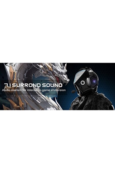 NO BRAND Căști de gaming cu microfon, RGB, reducere a zgomotului, sunet surro...