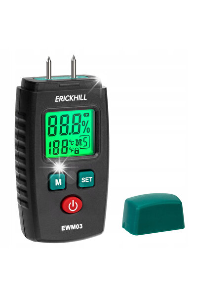 NO BRAND ERICKHILL EWM03 Tester de umiditate pentru lemn, Construcție compact...