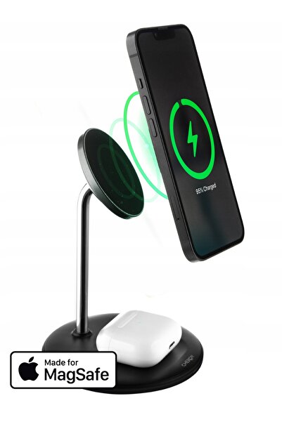 NO BRAND Cheroy Powerduo - Încărcător wireless 2-în-1 - Stație de încărcare 1...
