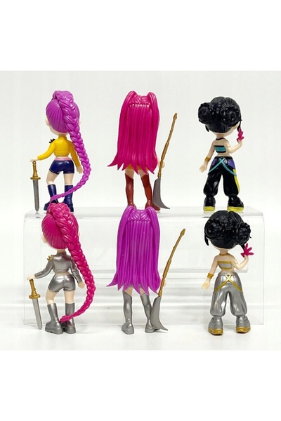 NO BRAND Set de păpuși și figurine K-Pop Demon Hunters, 6 bucăți, 11 cm