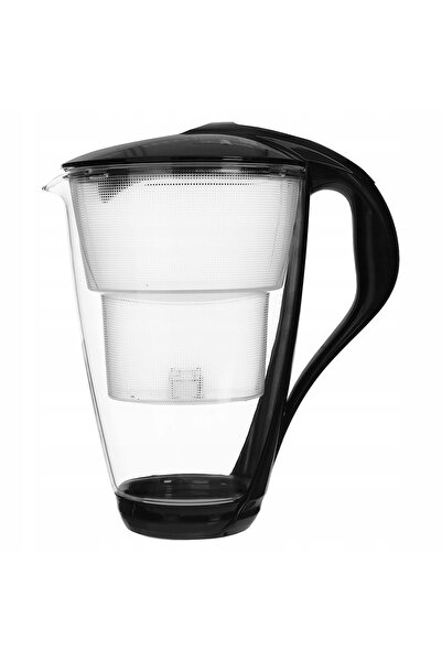 NO BRAND Carafă filtrantă Dafi Crystal 2 L Neagră cu 3 cartușe Unimax