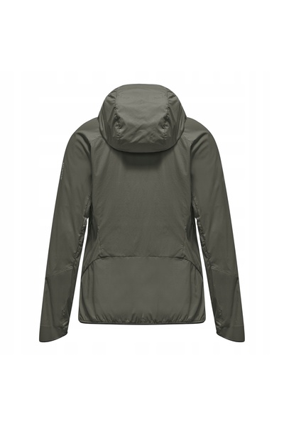 Salewa Jachetă de trekking cu glugă Pedroc Wind pentru femei, verde, 38_M