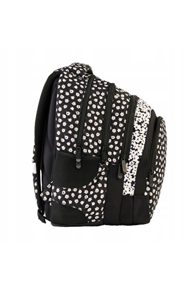 NO BRAND Rucsac școlar Beuniq cu multiple compartimente, Alb, Negru, Multicol...